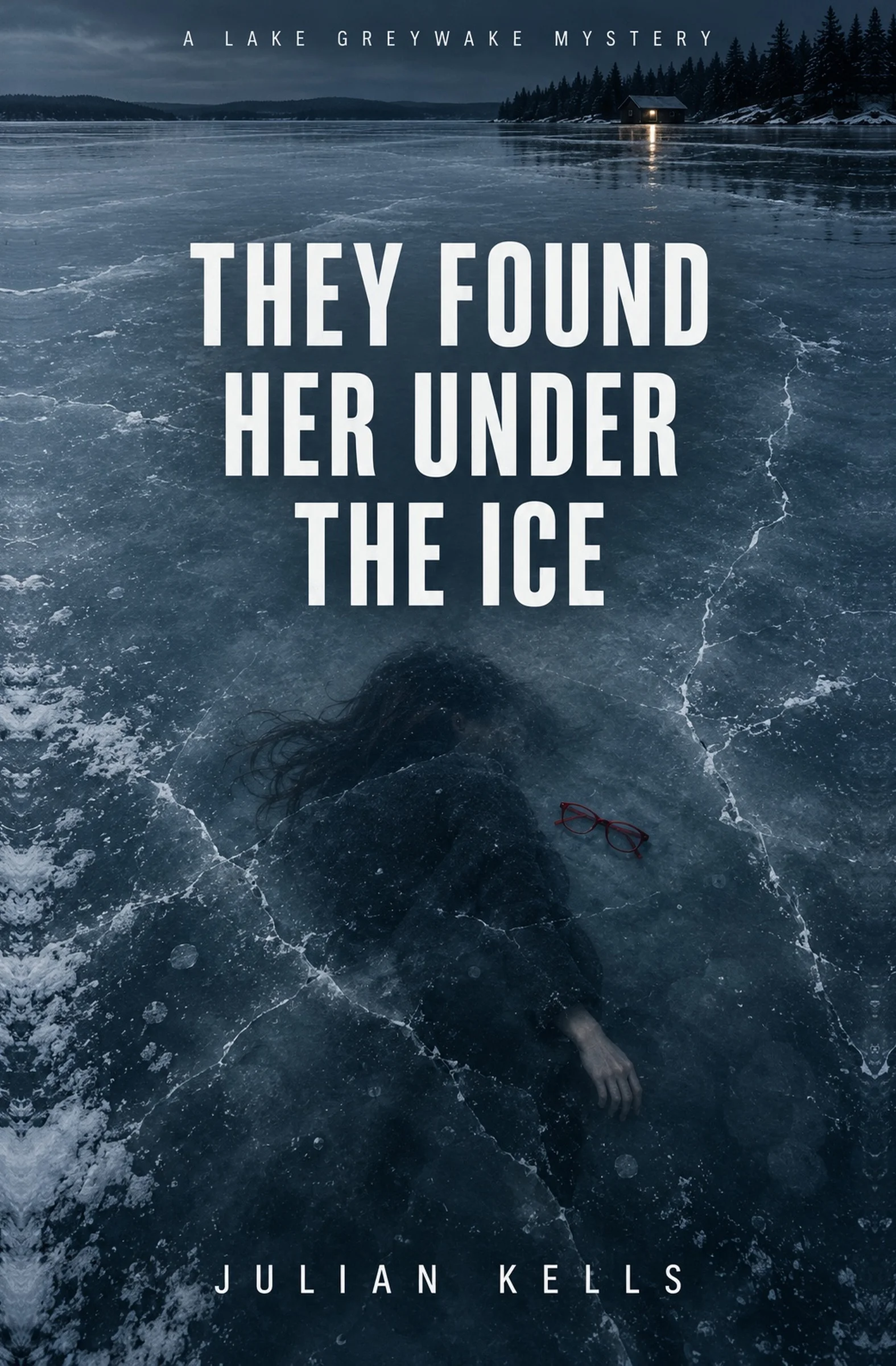 Book cover of They Found Her Under the Ice by Julian Kells